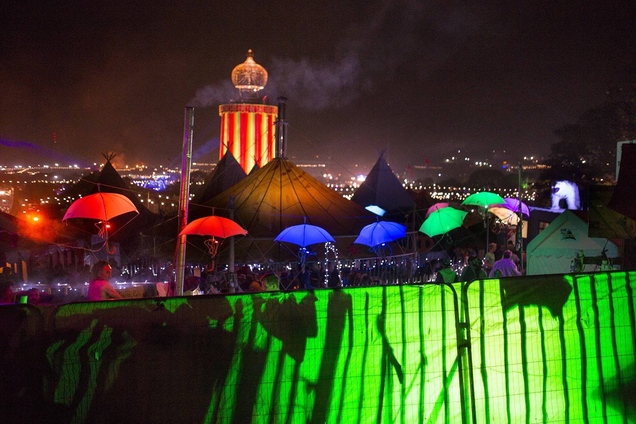 Umbrellas glastonbury
